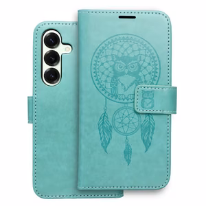 MEZZO Viedtālruņa apvalks SAMSUNG S25 sapņu ķērājs zaļš