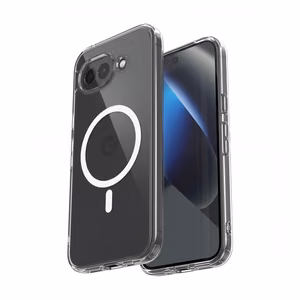 Crong Hybrid Clear Magnetic MagSafe vāciņš ierīcei Google Pixel 10a, caurspīdīgs