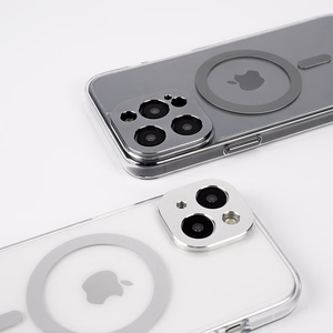 Moshi iGlaze MagSafe vāciņš ierīcei iPhone 15, caurspīdīgs ar “Meteorite Gray” krāsas detaļām