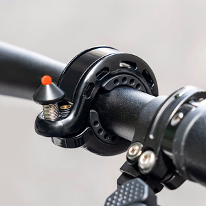Rockbros 34210028001 Q formas velosipēda zvaniņš - melna
