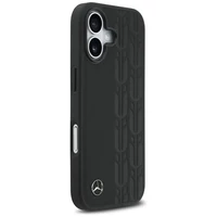 Mercedes Ādas Laurel Lapu Magnētiskais Viedtālruņa apvalks iPhone 17 - Melns