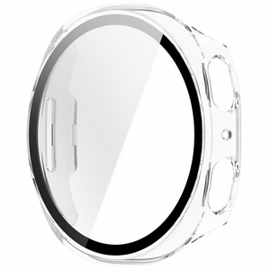 Tech-Protect Defense 2-Pack maciņš modelim Samsung Galaxy Watch 44mm – caurspīdīgs un matēts melns