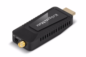 Mini DVB-T2 HEVC H.265 uztvērējs ar HDMI spraudni