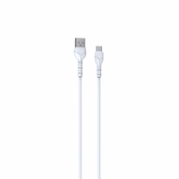 Devia kabelis Kintone EC145 USB - USB-C 1,0 m 2,1A balts