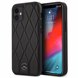 Mercedes Wave Line apvalks iPhone 12 mini - melns