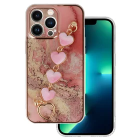 Viedtālruņa apvalks Trend Case iPhone 13 Pro dizaina 6 rozā