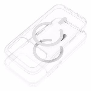 Maciņš priekš iPhone 15 PRO MAX Forcell F-Protect Clear Hybrid Premium saderīgs ar Magsafe caurspīdīgs