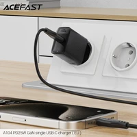 Acefast A104 tīkla lādētājs GaN USB-C PD SFC 25W - melns