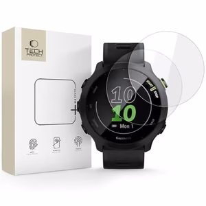 Tech-Protect Glass Fit+ 2-gab. komplekts rūdītais stikls Garmin Forerunner 55 - caurspīdīgs