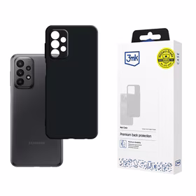 3mk Matēts viedtālruņa apvalks Samsung Galaxy A23 / A23 5G - melns