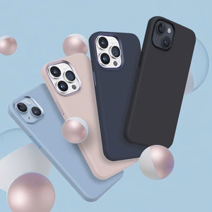 Crong Color Cover LUX Magnetic vāciņš ierīcei iPhone 15 Plus, saderīgs ar MagSafe, zils