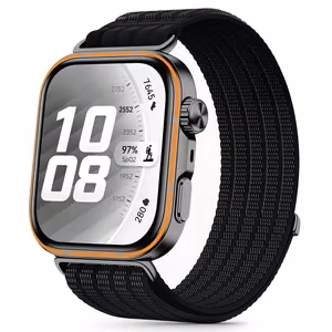 Tech-Protect neilona siksniņa Huawei Watch Fit 3 / 4 / 4 Pro / 5 / 5 Pro - melna