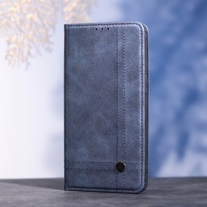 Viedais Seam maciņš for Xiaomi Redmi 15 4G EU / 15 5G EU (171,08 x 82,05 x 8,55) tumši zils