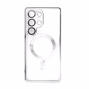 Elektroplēts apvalks ar MagSafe galvanizēts iPhone 16e - sudraba