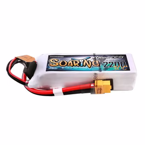 Gens ace G-Tech Soaring 2200 mAh 14,8 V 30C 4S1P LiPo akumulatoru komplekts ar XT60 savienotāju