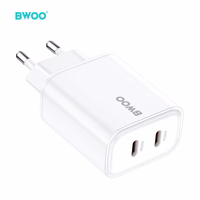 BWOO CDA206 PD 35W Sienas lādētājs 1x USB-C port balts