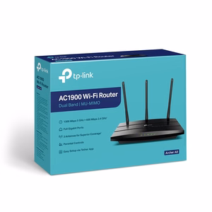 TP-Link Archer A8 bezvadu maršrutētājs Gigabit Ethernet divjoslu (2.4 GHz / 5 GHz) melns