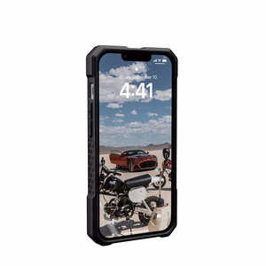 UAG Monarch MagSafe vāciņš iPhone 14 Plus - melns oglekļa raksts