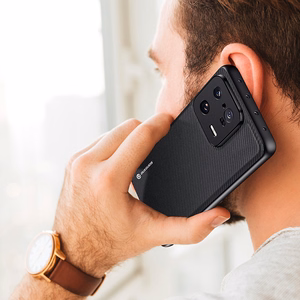 Dux Ducis Fino viedtālruņa apvalks Xiaomi 13 Pro ar silikona rāmi zils
