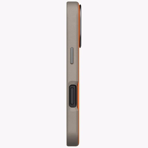 Uniq Lyden DS Чехол для iPhone 17 Pro Magclick Charging - оранжево-серый