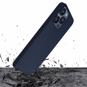 3mk Silicone Case for iPhone 16 Pro - Navy Blue