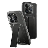 Uniq viedtālruņa apvalks Heldro Mount ar statīvu iPhone 15 Pro Max 6.7" dūmakains