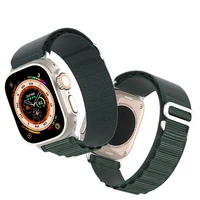 DUX DUCIS siksniņa GS neilona Apple Watch 42 / 44 / 45 / 49 mm zaļa