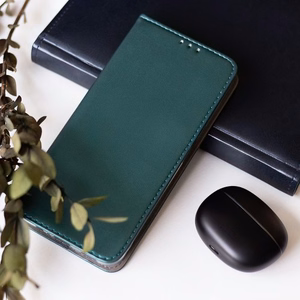 Telefona maciņš Smart Magnetic Huawei P40 Pro tumši zaļš