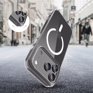 Tech-Protect Flexair Hybrid CC MagSafe Case for iPhone 17 Pro Max - Clear