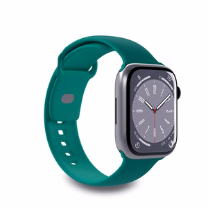 Puro ICON elastīga siksniņa Apple Watch 44 / 45 / 46 / 49 mm, S/M un M/L izmēri, “Jade” krāsā