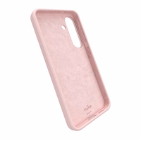 Puro Icon silikona viedtālruņa apvalks Samsung Galaxy S25 - rozā