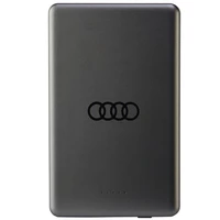 Portatīvais lādētājs Audi Big Logo Magnētiskais indukcijas 15W 5000mAh - pelēka