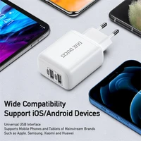 Lādētājs Dux Ducis C10 - 2xUSB - 12W 2,4A balts