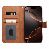 Viedtālruņa apvalks JEANS Book priekš iPhone 16e (SE 4 2025) - zils