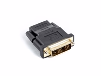 Lanberg AD-0013-BK cable gender changer HDMI DVI-D 18+1 Single Link melns