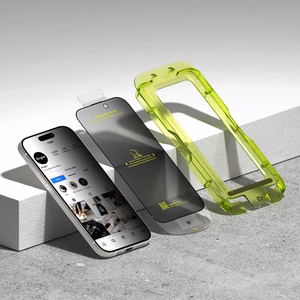 Ringke Easy Slide 2 daļu privātuma stikla komplekts iPhone 17 - melns
