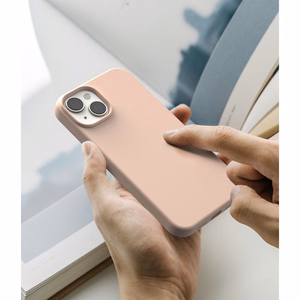Ringke Apple iPhone 14 Plus 6.7 "SILIKONA ROZĀ SMILTIS
