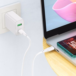 Kabelis USB C uz USB C Hoco 3A 100W 2 m X93 balts