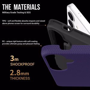 Perfekcionistu trīsstūra korpuss Samsung G991 S21 5G violets