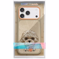 Nimmy Big Eyed Pet 2.0 suņa viedtālruņa apvalks iPhone 17 - bēšs