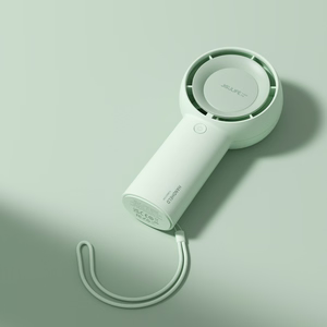 Jisulife rokas ventilators 5 Plus 4000mAh mini pūtējs pārnēsājams ventilators - zaļš