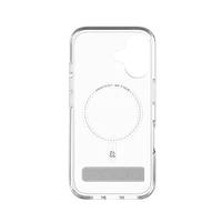 ZAGG Crystal Palace Snap apvalks viedtālrunim ar statīvu MagSafe iPhone 16 Pro - caurspīdīgs