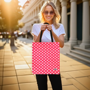 Shopping bag Wonder wzór 2 pink polka-dot