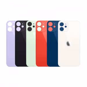 Aizmugurējais vāciņš saderīgs ar iPhone 12 / sarkans / (versija ar lielāku kameras atveri) / OEM