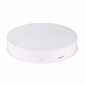 Elektriskais rotējošais displeja statīvs Puluz 30 cm USB (balts)