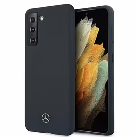 Mercedes Silikona Line apvalks Samsung Galaxy S21 zils