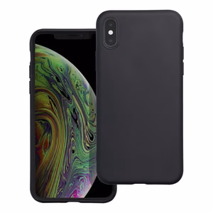 Matēts viedtālruņa apvalks IPHONE X / XS melns