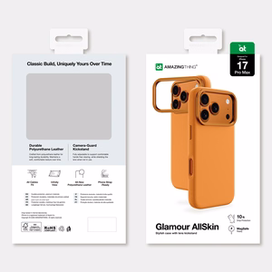 Чехол AmazingThing Glamour для iPhone 17 Pro — оранжевый