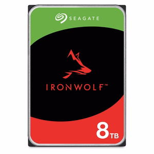 Seagate IronWolf ST8000VN002 iekšējais cietais disks 8 TB 5400 RPM 256 MB 3.5" Serial ATA III