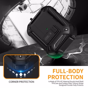 Tech-Protect Carbonox MagSafe Чехол для AirPods Pro - чёрный